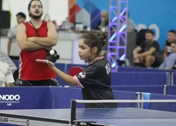 venezolana en argentina, tenis de mesa