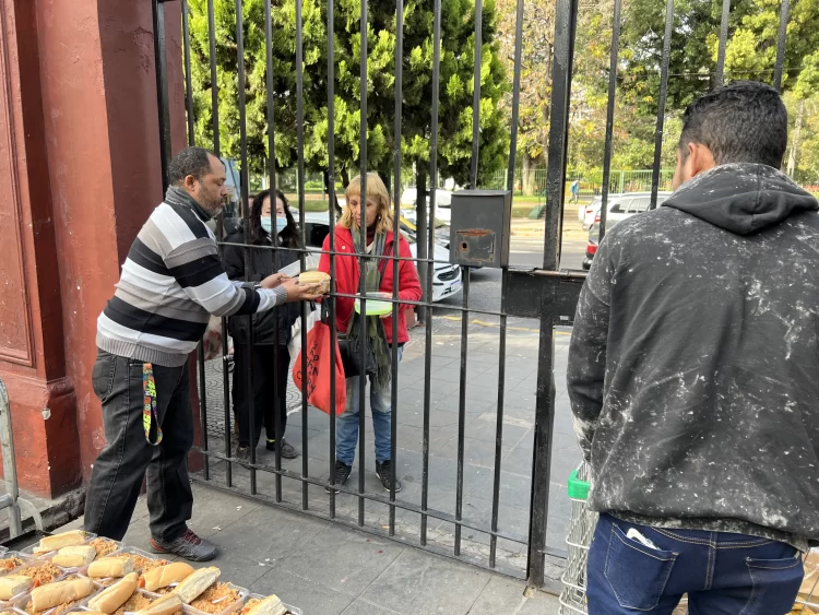 entrega de comida