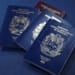 Venezuelan passports are pictured in Caracas on October 3, 2024. - Venezuela will require its citizens abroad to have valid documents to enter the country, confirmed on September 2 by the Minister of Transportation, leaving behind an old regulation that allowed entry with expired passports or identity cards. (Photo by Juan Barreto / AFP)